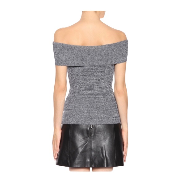 Ganni Vermont Off the Shoulder Top NWT - Picture 6 of 12